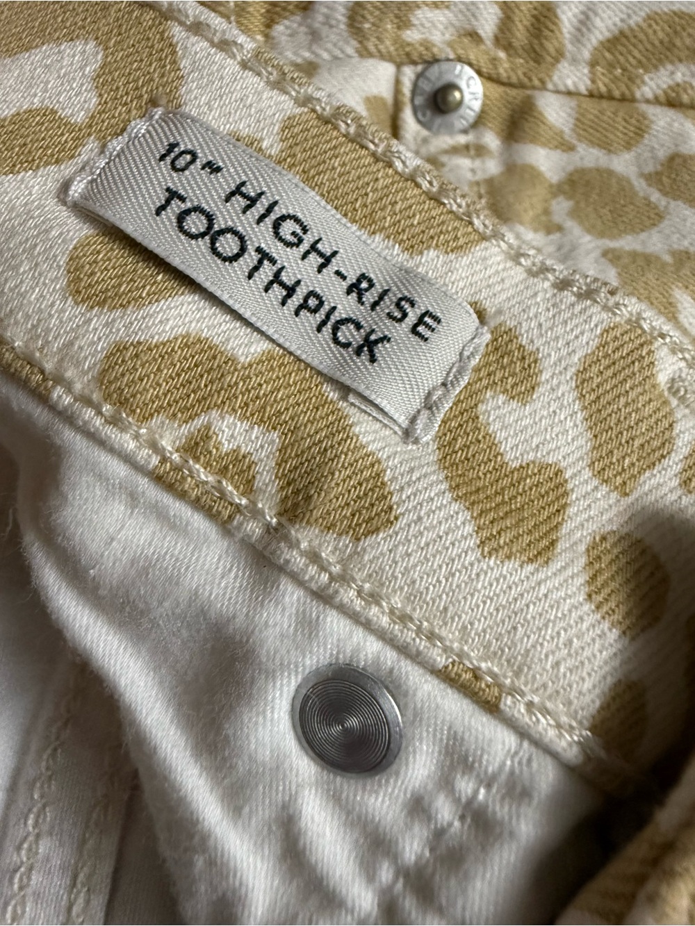 J. Crew Tan Leopard Print Skinny Jeans - Picture 5 of 5